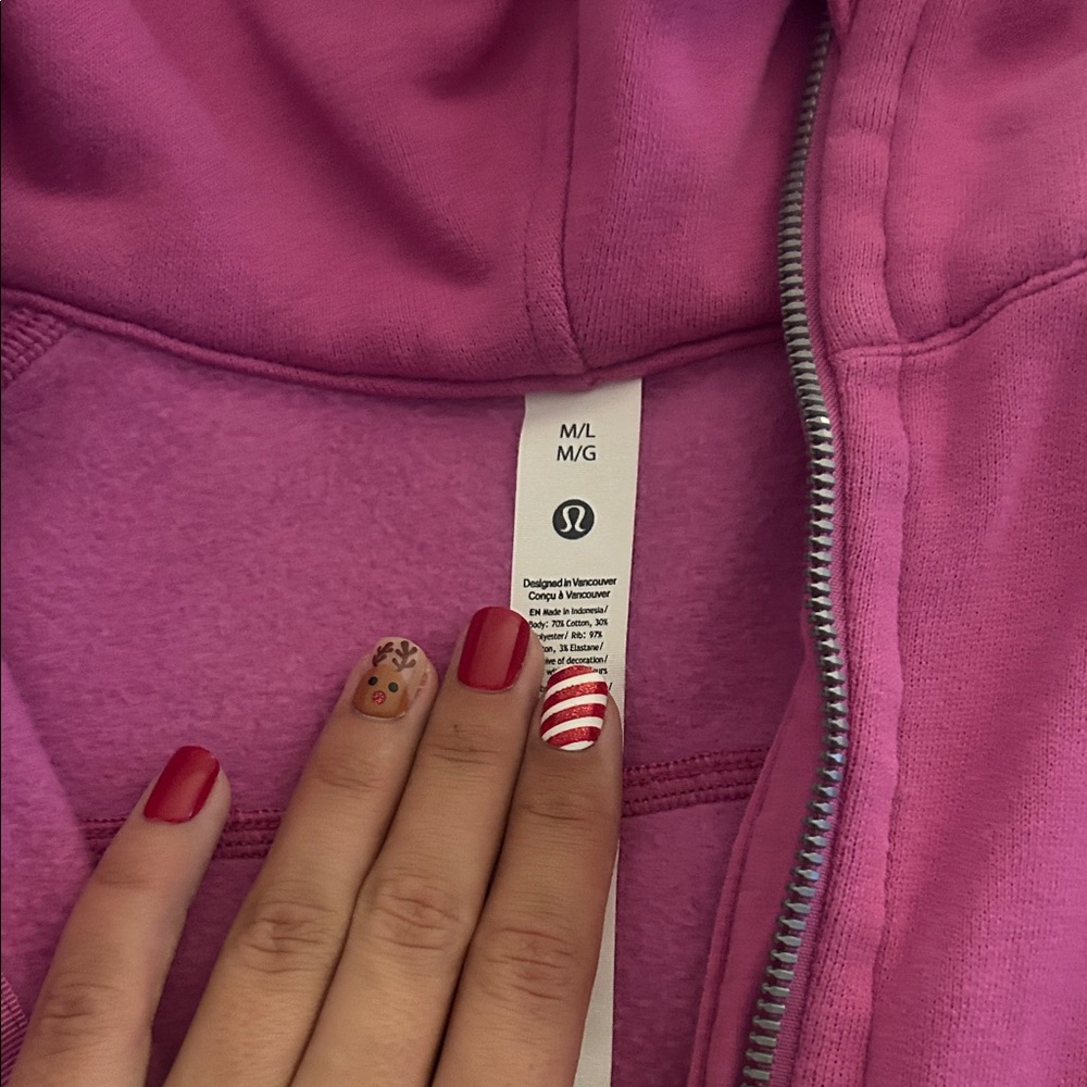 Lululemon pink scuba - Picture 3 of 4